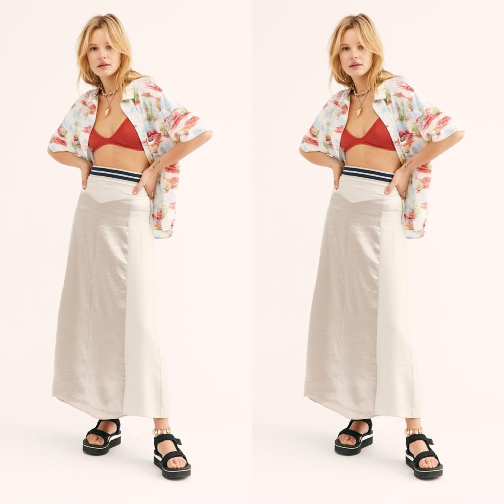 Free People Venus Shines Maxi Skirt